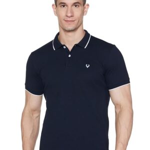 Allen Solly Men’s Solid Polo T‑Shirt